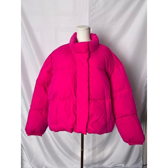 Amazon basics hot pink puffer jacket Plus Size 6x (Not 5x)‎ - Picture 2 of 10